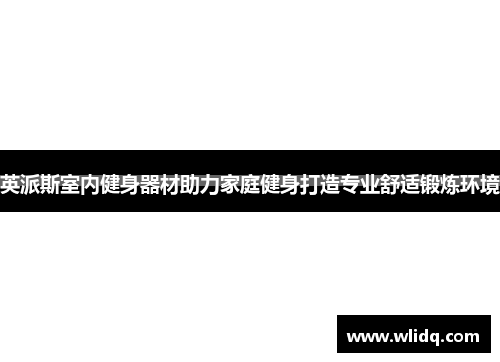 英派斯室内健身器材助力家庭健身打造专业舒适锻炼环境